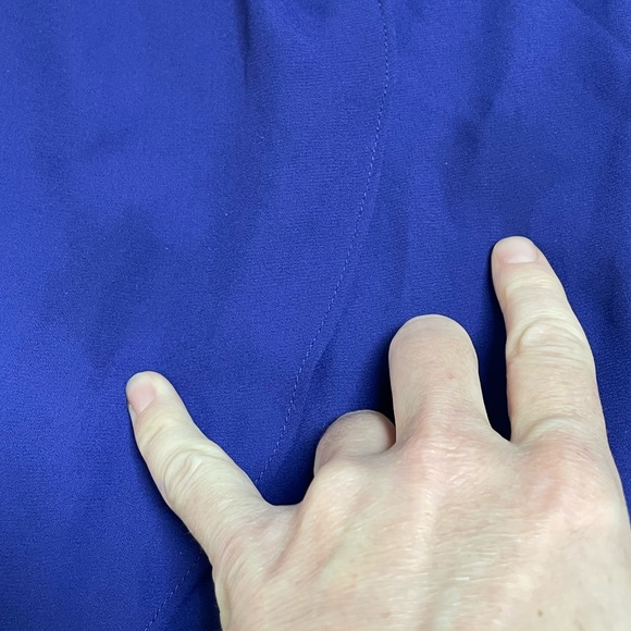 Ann Taylor LOFT // Medium // Royal Purple Sleeveless Dress - Picture 5 of 12